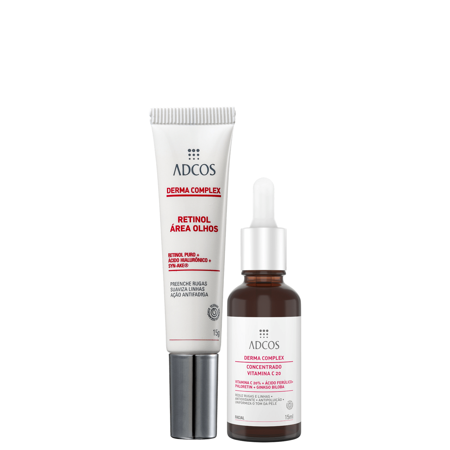 Kit Adcos Derma Complex Vitamina C 20 Retinol 2 Produtos