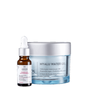 Kit Adcos Hyalu Water Vitamina C 15 2 Produtos