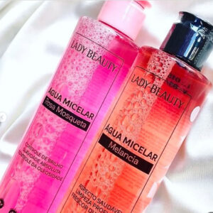 Kit Água Micelar Lady Beauty Melância 310ml Rosa Mosqueta