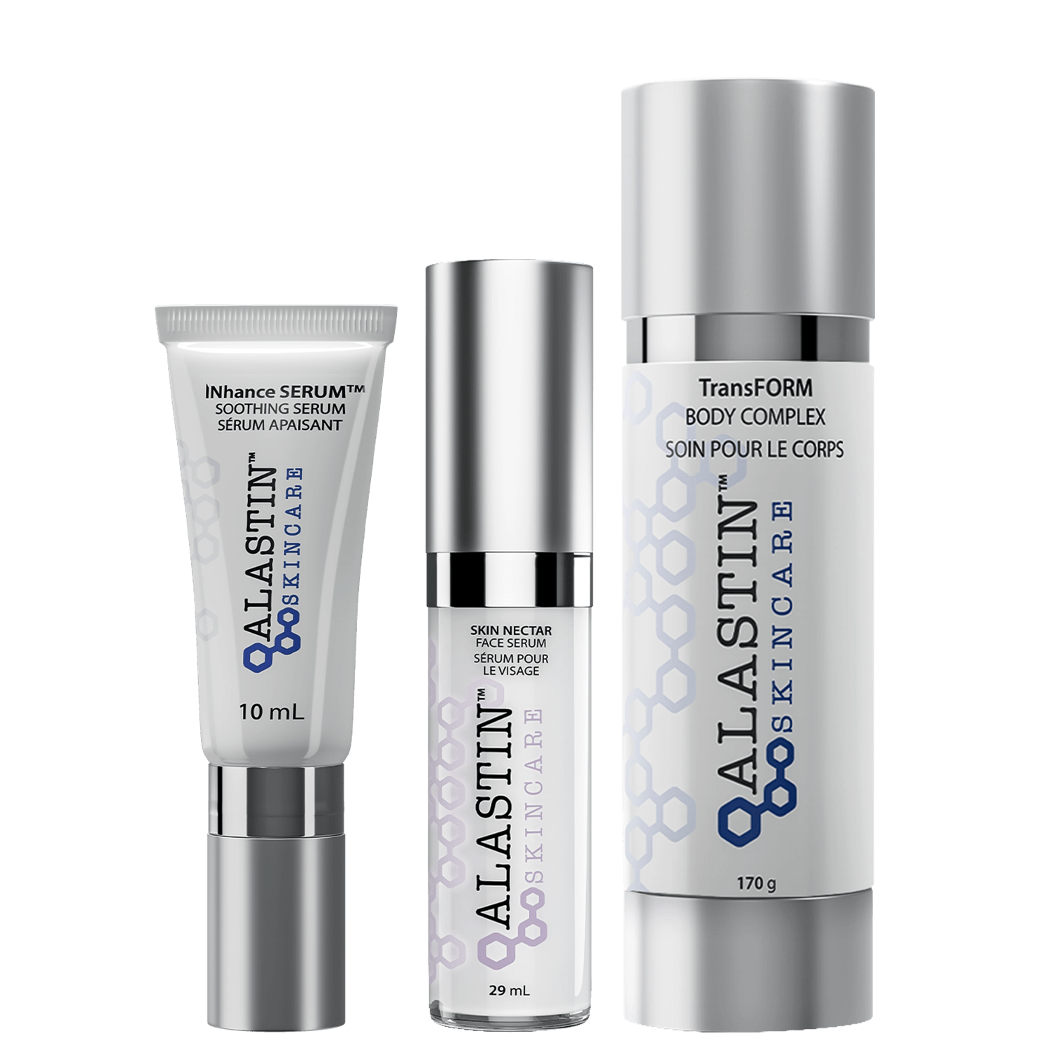 Kit Alastin INhance Skin Nectar Transform Body Complex 3 Produtos