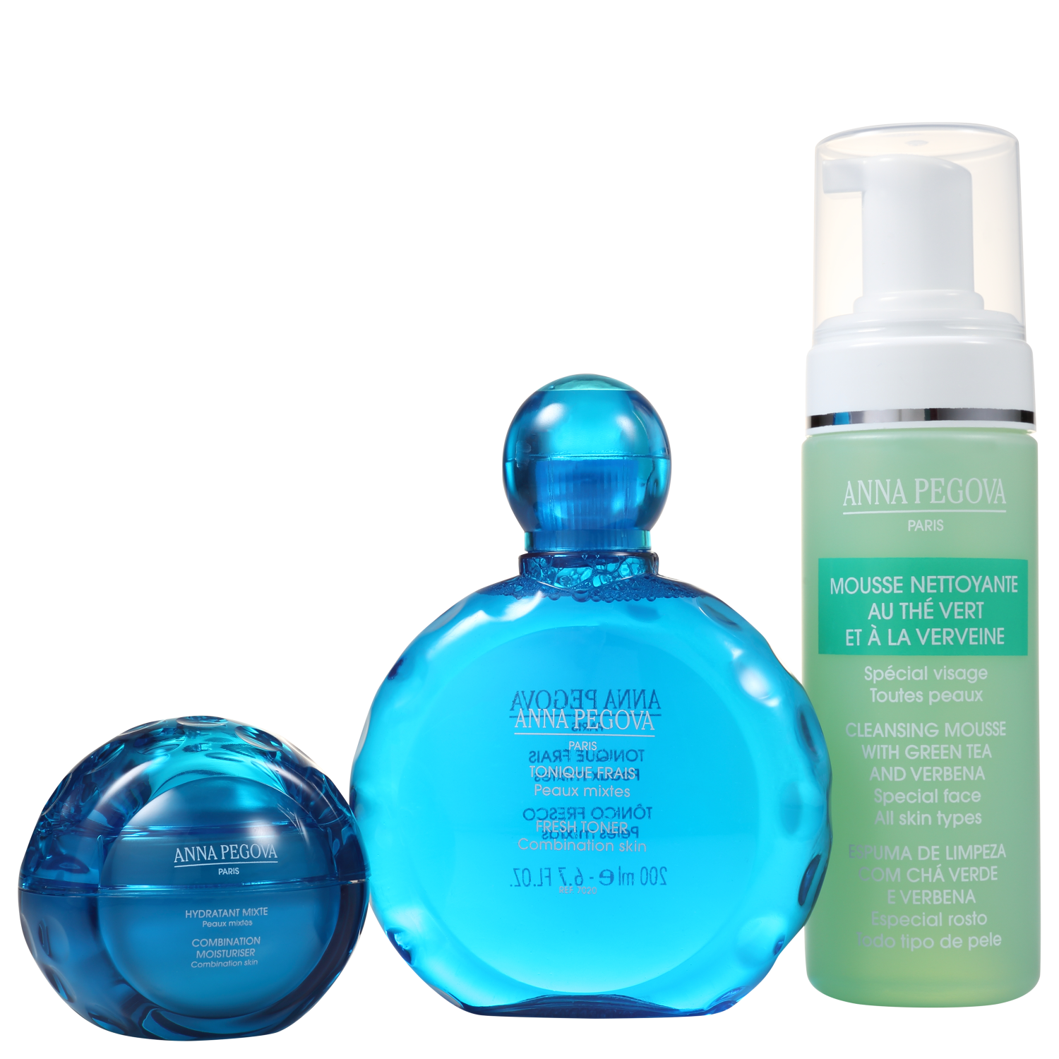 Kit Anna Pegova LTH Full Size Para Peles Mistas 3 Produtos