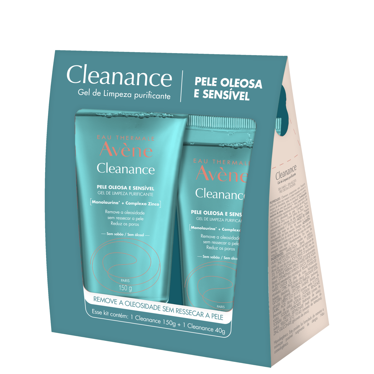 Kit Avène Cleanance Gel de Limpeza Duo 2 Produtos