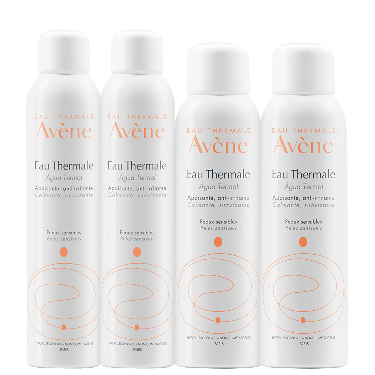 Kit Avène Eau Thermale Peaux Sensibles 4 Produtos