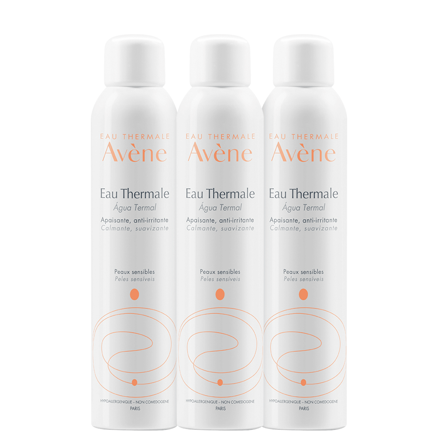 Kit Avène Eau Thermale Trio 3 Produtos