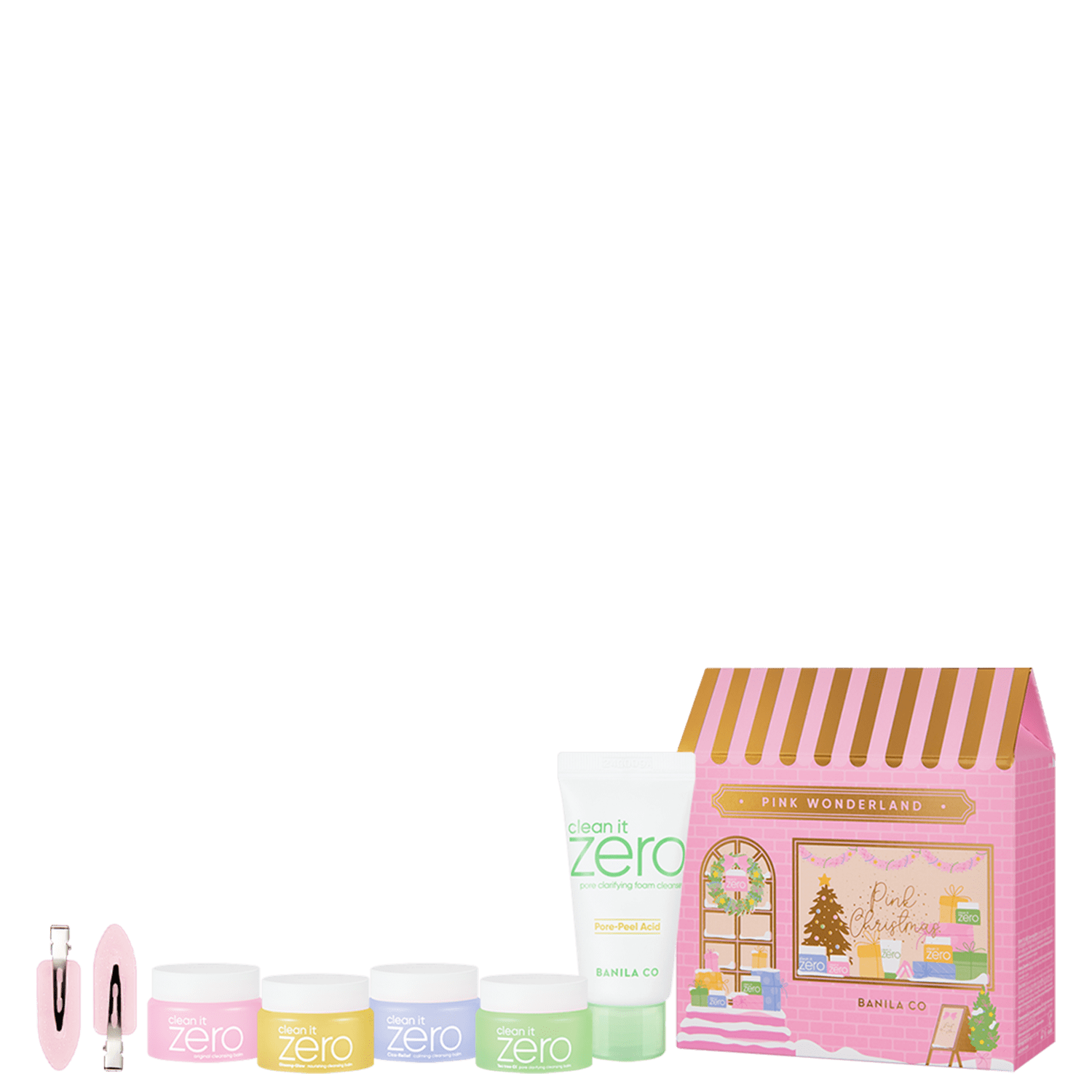 Kit Banila CO Clean It Zero Pink Wonderland 7 Produtos