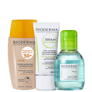 Kit Bioderma Facial Trio 3 Produtos Kit Bioderma Facial Trio 3 Produtos