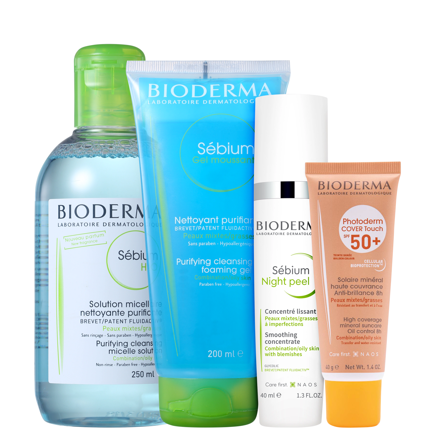 Kit Bioderma Perfect Skin 4 Produtos