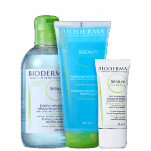 Kit Bioderma Sébium Trio 3 Produtos Kit Bioderma Sébium Trio 3 Produtos