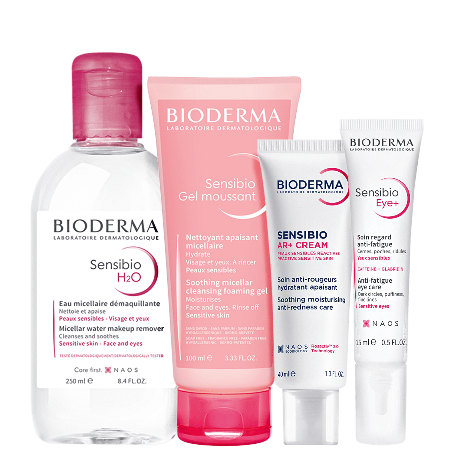 Kit Bioderma Sensibio 4 Produtos