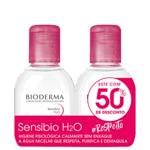 Kit Bioderma Sensibio H2O Duo Água Micelar 2x100ml