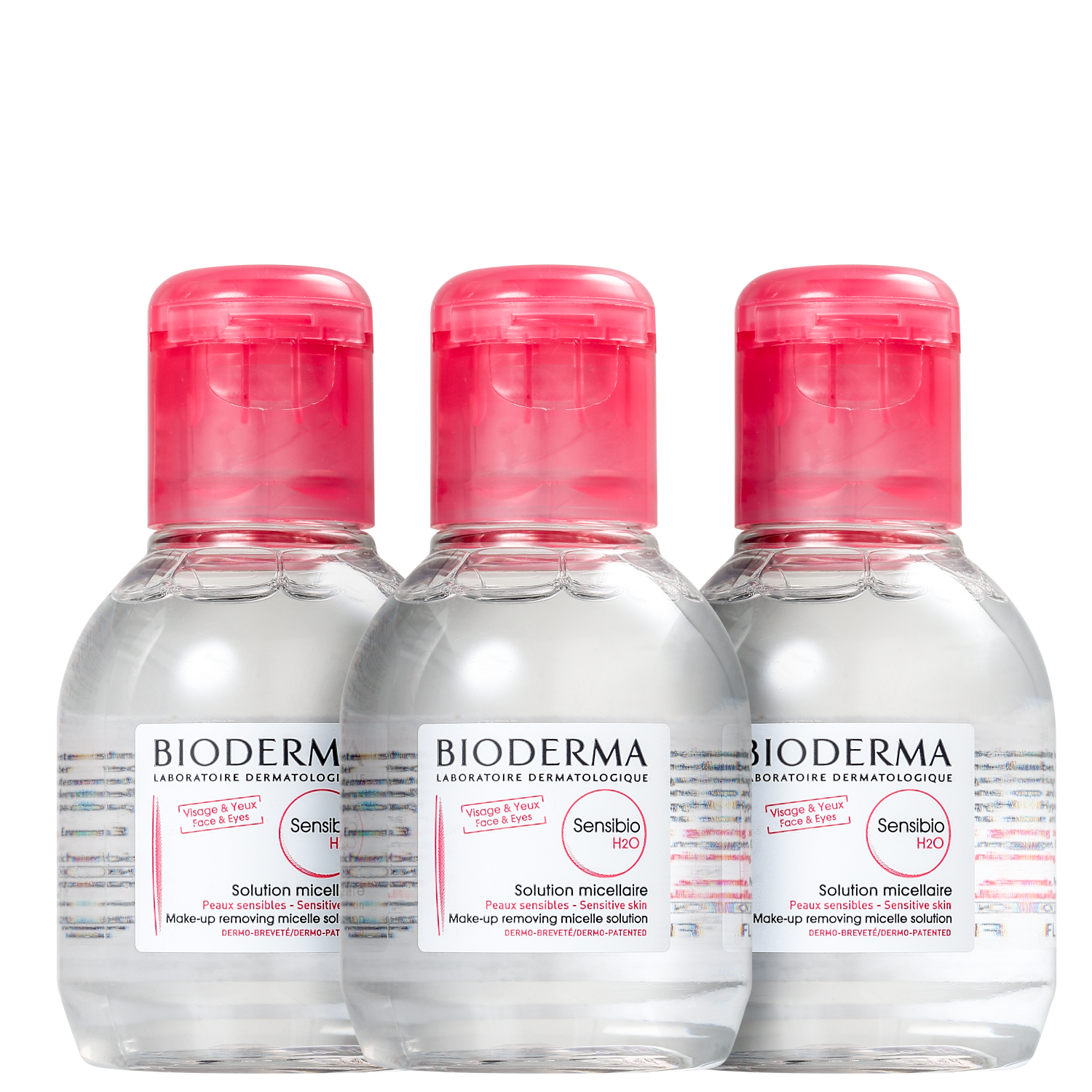 Kit Bioderma Sensibio H2O Trio 3 Unidades