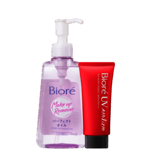 Kit Bioré Make Up Remover UV Athlizm FPS50 Travel 2 Produtos