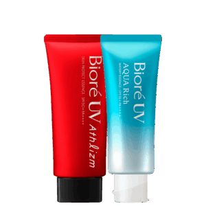 Kit Bioré UV Aqua Rich Watery Essence e Athlizm FPS 50 2 Produtos