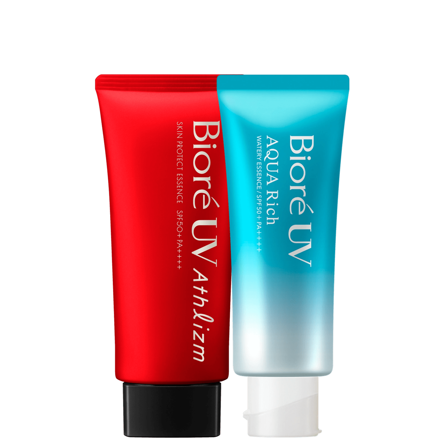 Kit Bioré UV Aqua Rich Watery Essence e Athlizm FPS 50 2 Produtos