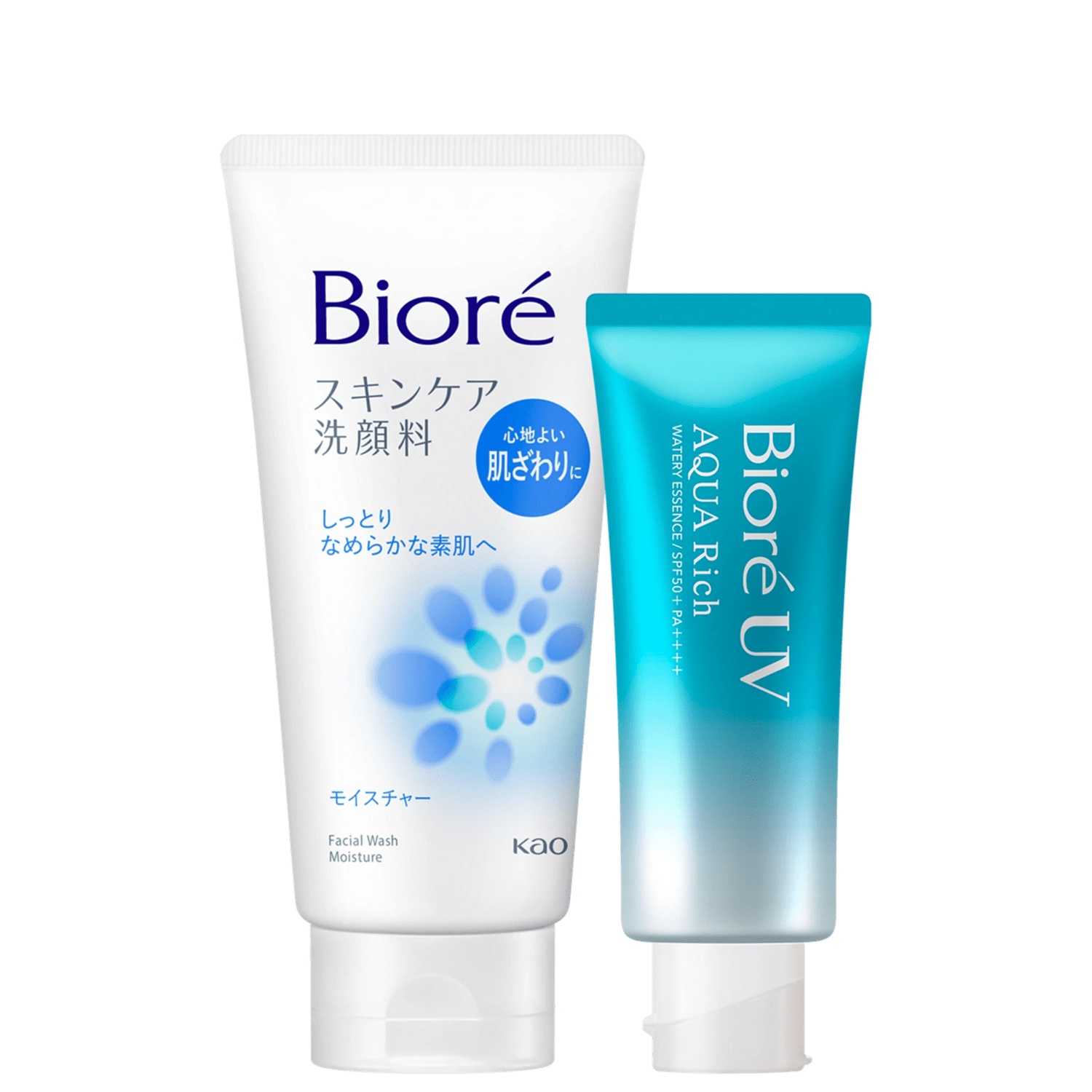 Kit Bioré Wash Moisture Aqua Rich 2 Produtos