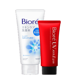 Kit Bioré Wash Moisture e UV Athlizm FPS50 2 Produtos