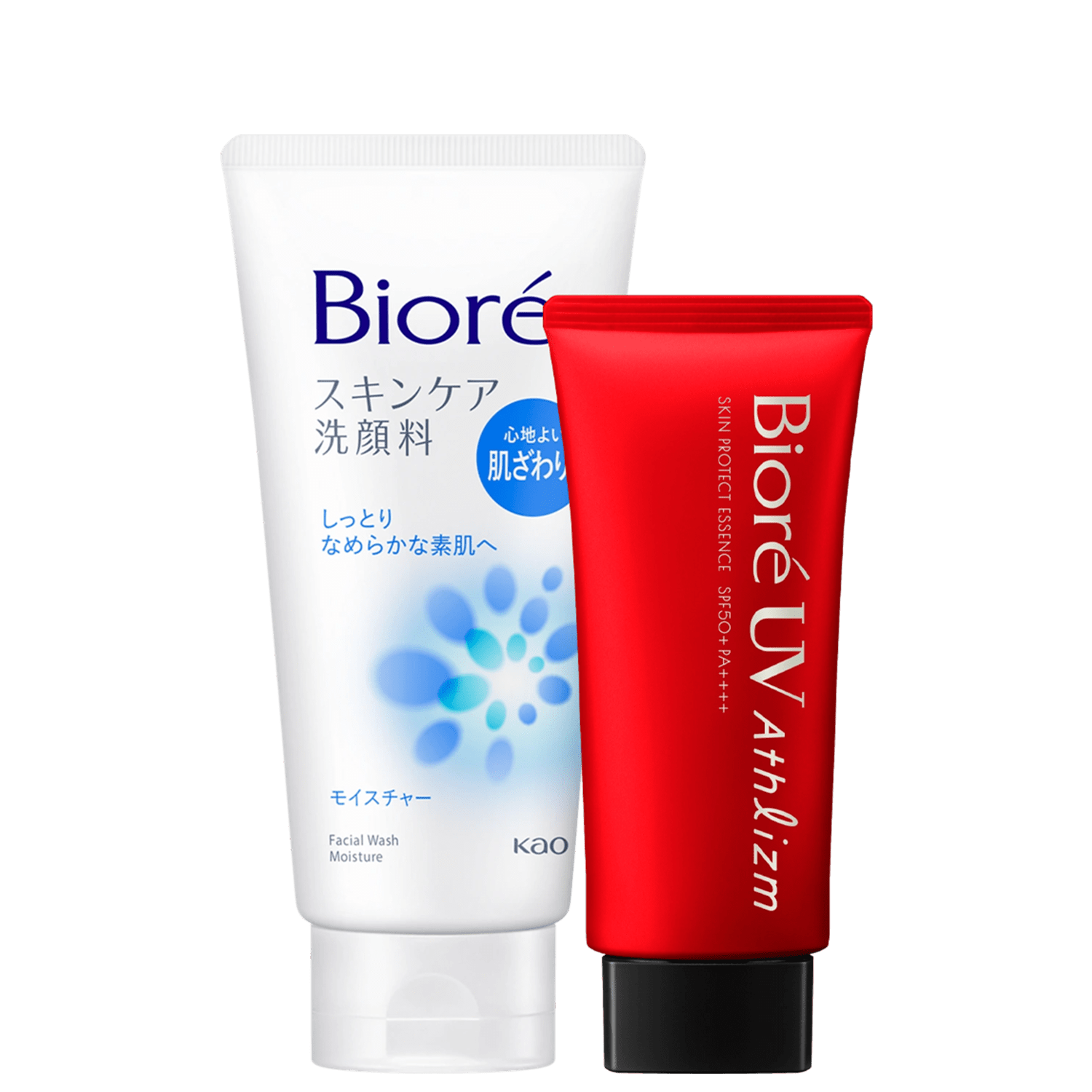 Kit Bioré Wash Moisture e UV Athlizm FPS50 2 Produtos