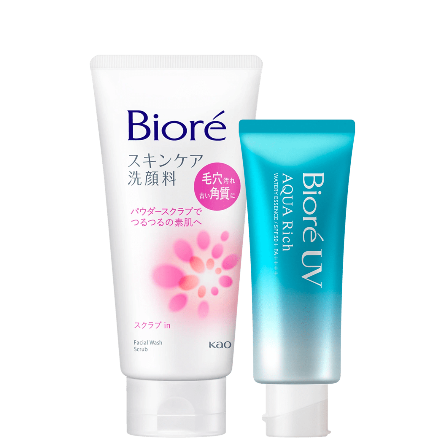 Kit Bioré Wash Scrub Aqua Rich 2 Produtos