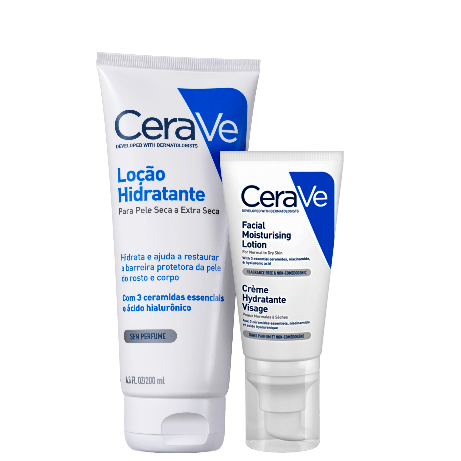 Kit CeraVe Hidrata Rosto & Corpo 2 Produtos