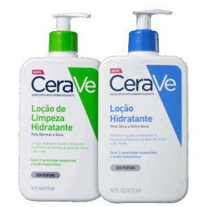 Kit CeraVe Limpeza Hidratante 2 Produtos
