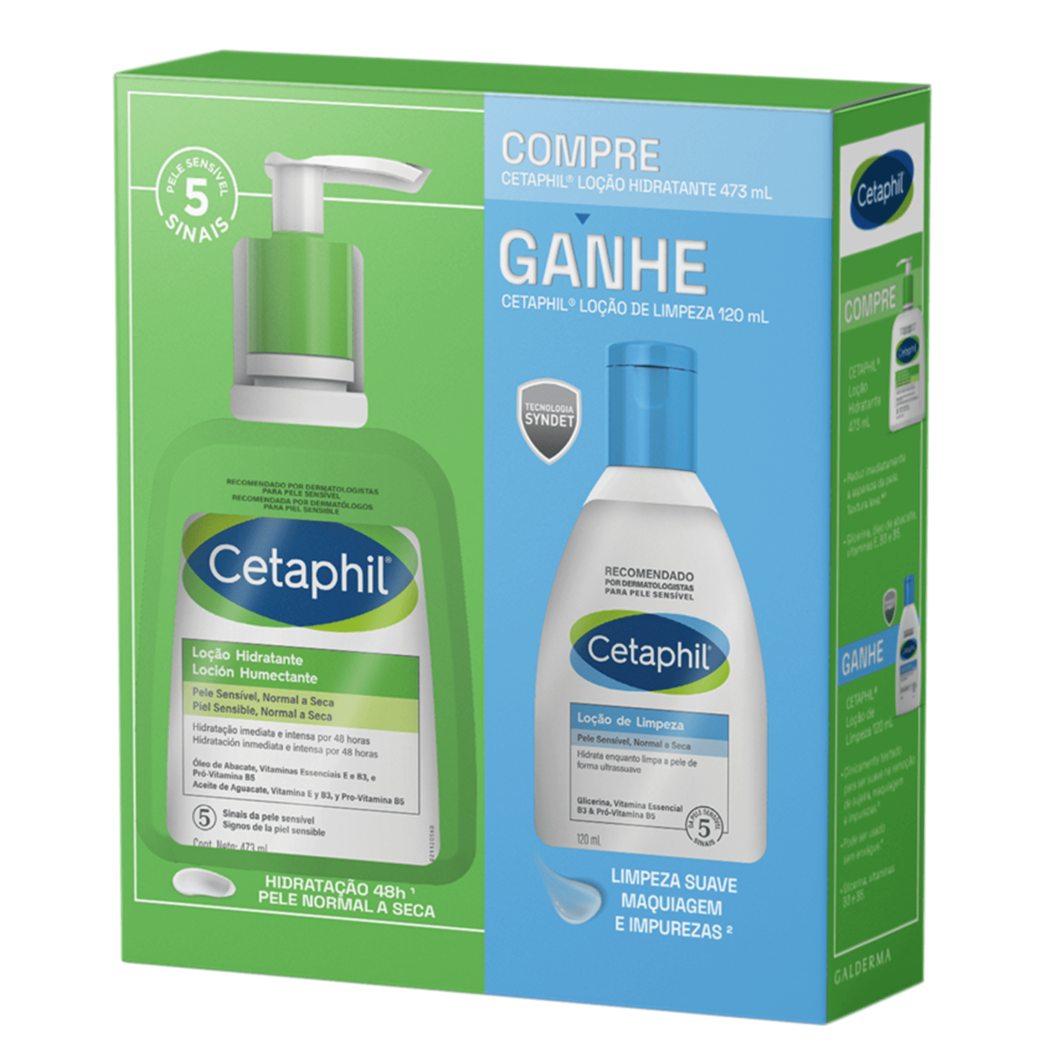 Kit Cetaphil Limpeza & Loção Hidratante 2 Produtos