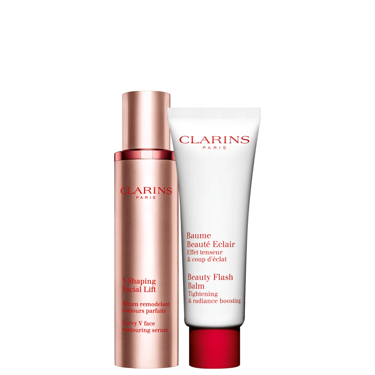 Kit Clarins V Shaping Lift Beauty Flash Balm 2 Produtos