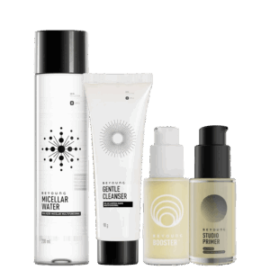 Kit Beyoung Matte Clássicos Booster 30ml Micellar Water 200ml Gentle Cleanser 90g Studio Primer 30ml