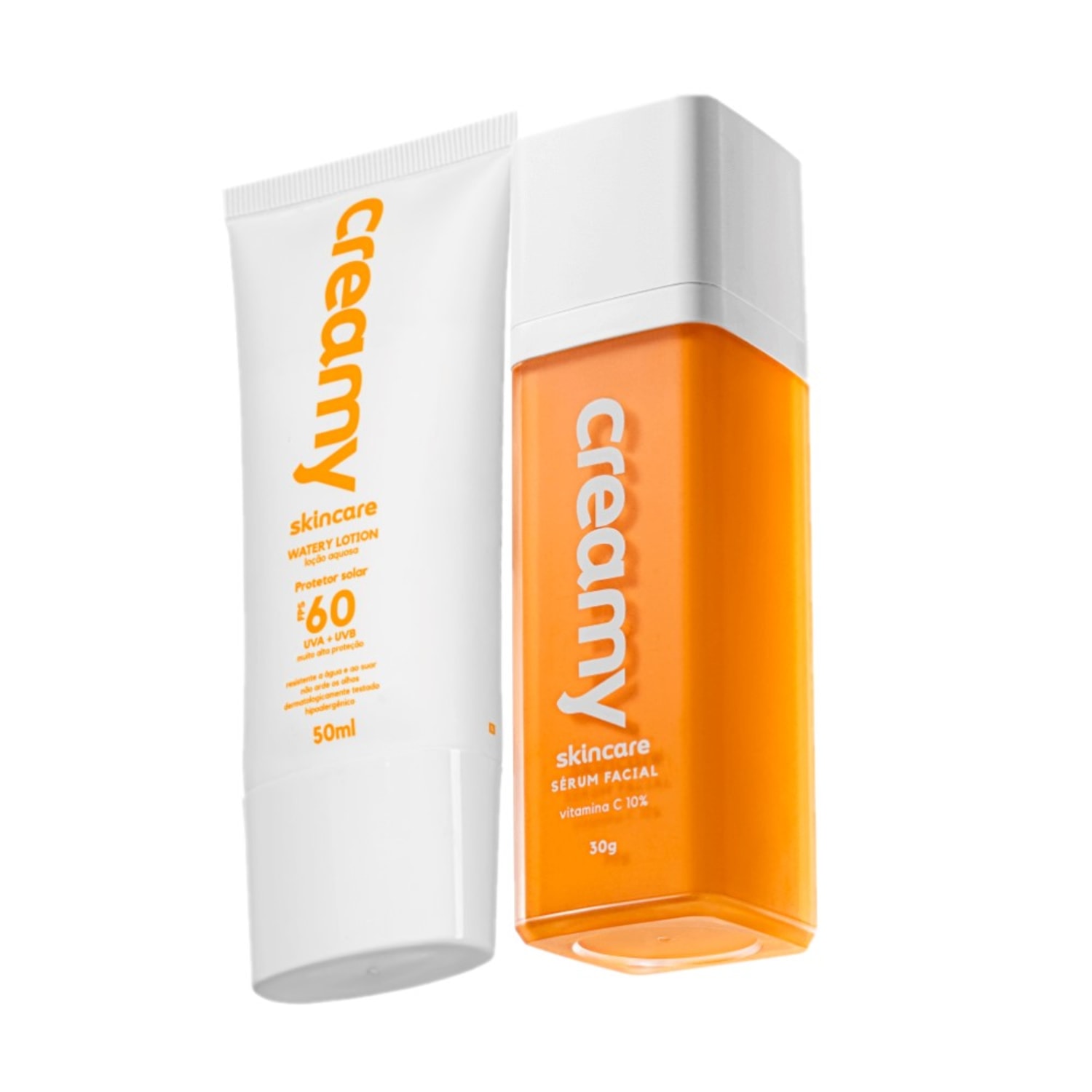Kit Creamy Vitamina C Watery Lotion FPS 60 2 Produtos