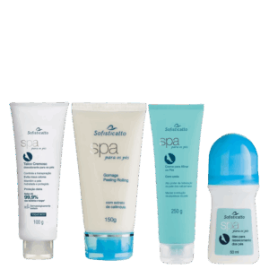 Kit Creme Pé Hidrata Esfolia Evita Mau Cheiro Rachadura Ressecado 1 Unidade