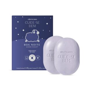 Kit Sabonete em Barra Cuide-se Bem Boa Noite o Boticário 2 Unidades