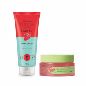 Kit Cuide-se Bem Feira Morango Melancia o Boticário 2 Produtos Kit Cuide-se Bem Feira Morango Melancia o Boticário 2 Produtos