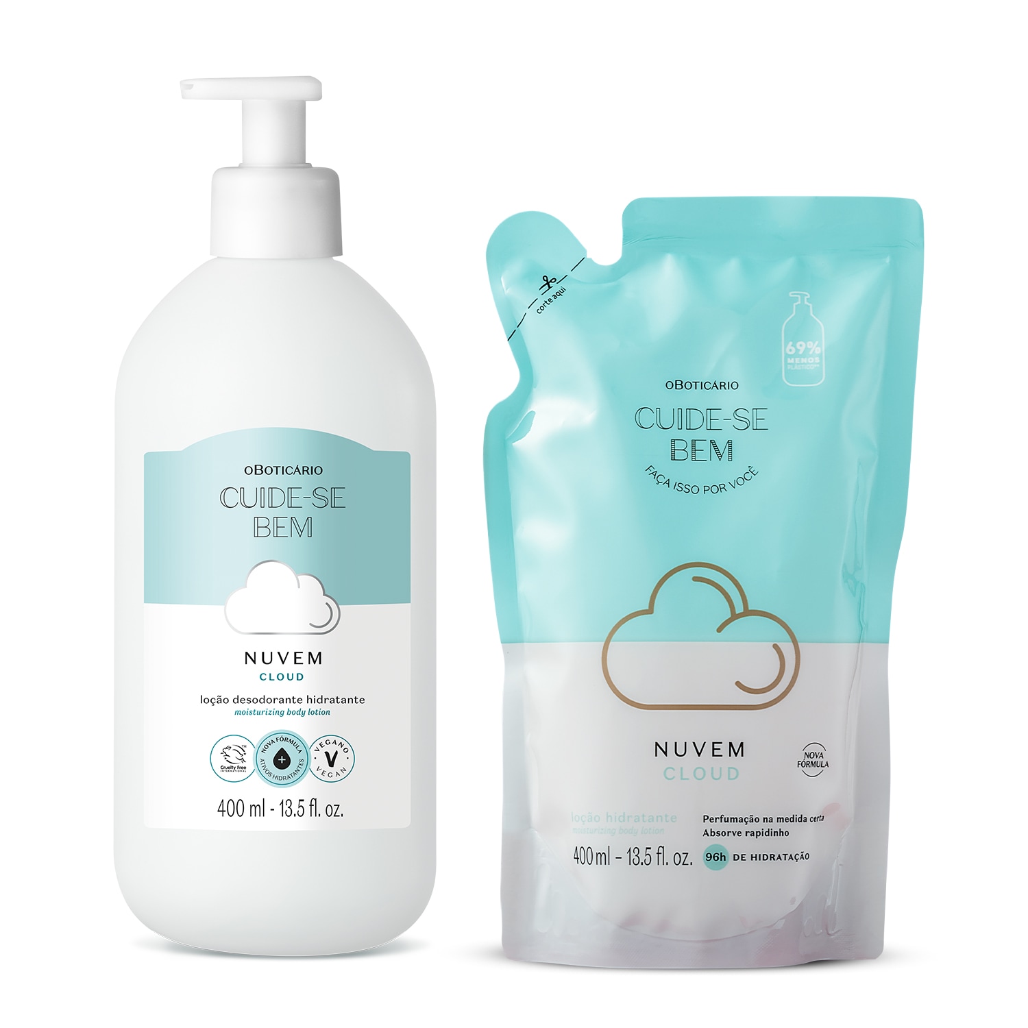 Kit O Boticário Cuide-se Bem Nuvem Cloud 2 Produtos