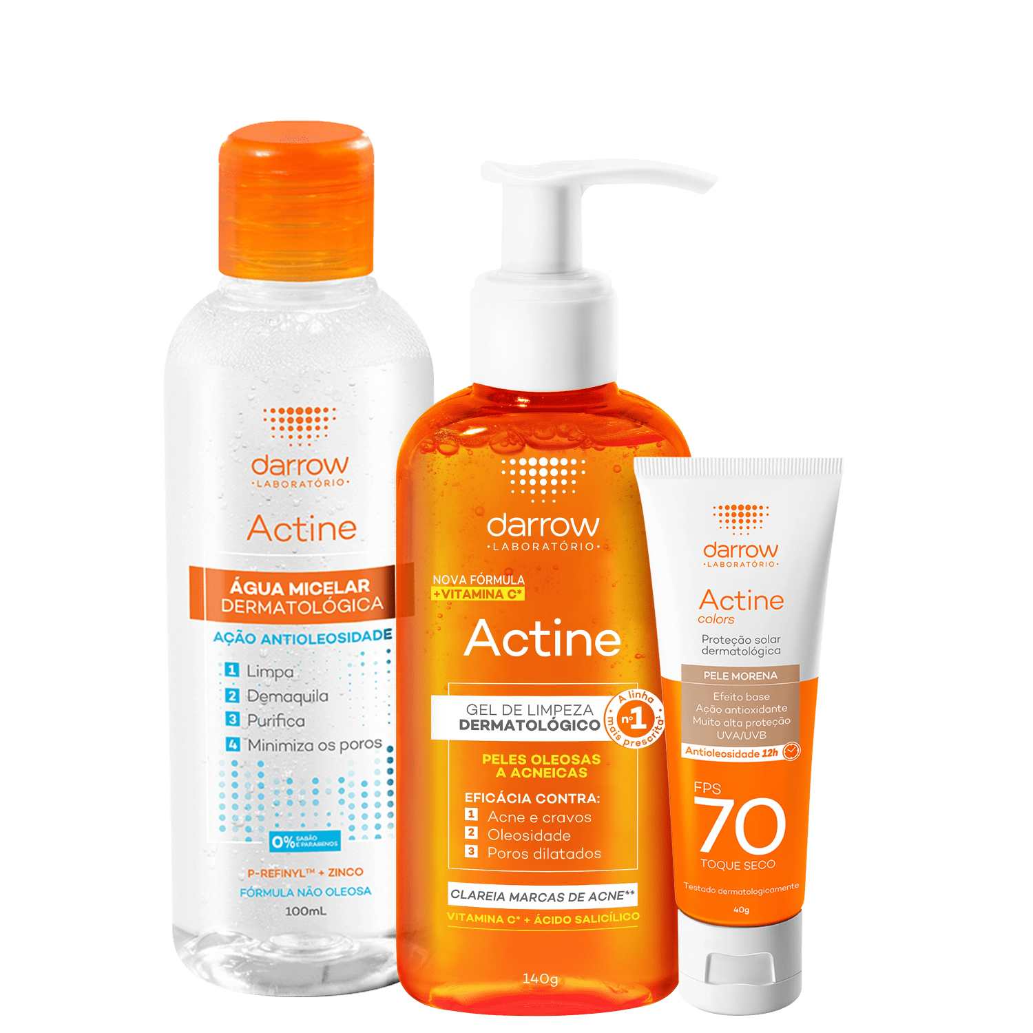 Kit Darrow Actine & Actine Colors 3 Produtos