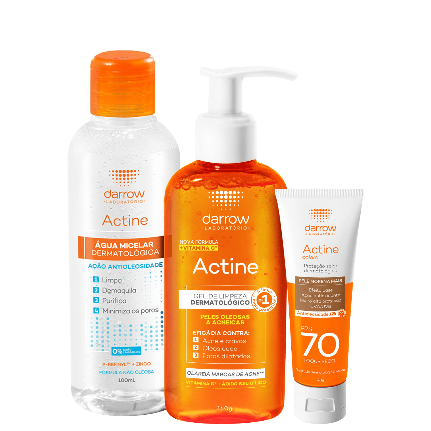 Kit Darrow Actine & Actine Colors Trio 3 Produtos