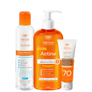 Kit Darrow Actine Colors FPS70 Pele Morena Mais 3 Produtos Kit Darrow Actine Colors FPS70 Pele Morena Mais 3 Produtos