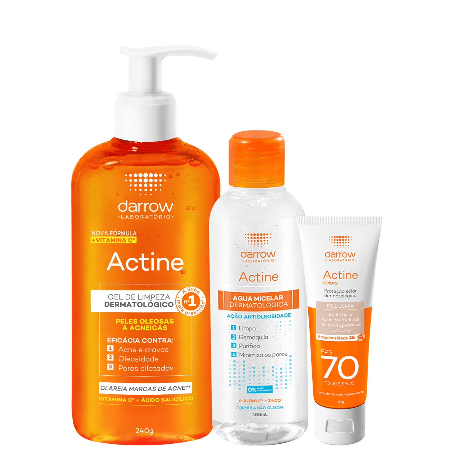 Kit Darrow Actine Day by Day 3 Produtos