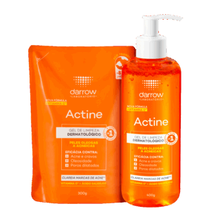 Kit Darrow Actine Gel de Limpeza Facial com Refil 2 Produtos Kit Darrow Actine Gel de Limpeza Facial com Refil 2 Produtos