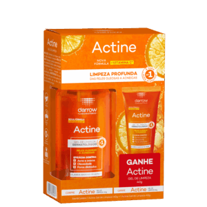 Kit Darrow Actine Gel de Limpeza Facial Duo 2 Produtos Kit Darrow Actine Gel de Limpeza Facial Duo 2 Produtos