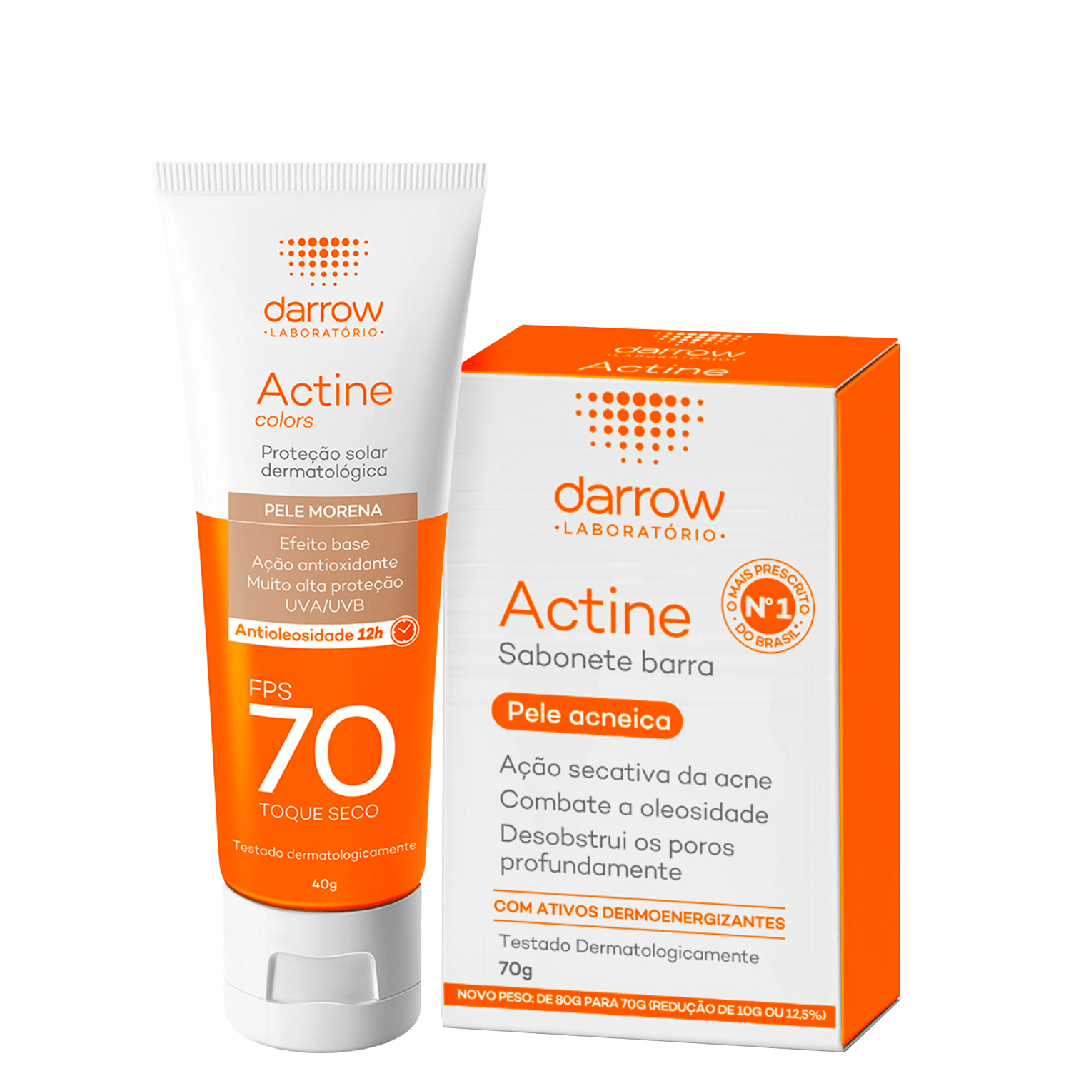 Kit Darrow Actine Morena 2 Produtos