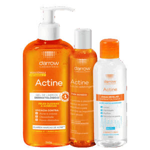 Kit Darrow Actine Pele Oleosa e Acneica 3 Produtos Kit Darrow Actine Pele Oleosa e Acneica 3 Produtos