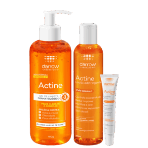 Kit Darrow Actine Super Trio 3 Produtos Kit Darrow Actine Super Trio 3 Produtos
