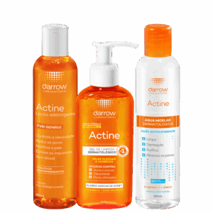 Kit Darrow Actine Trio Essentials 3 Produtos Kit Darrow Actine Trio Essentials 3 Produtos