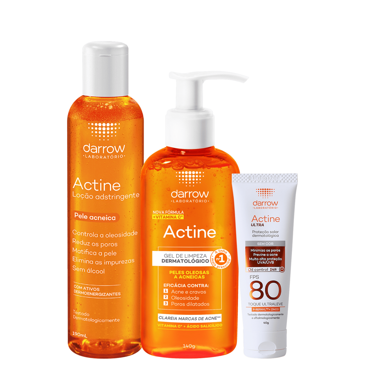 Kit Darrow Actine Ultra 3 Produtos