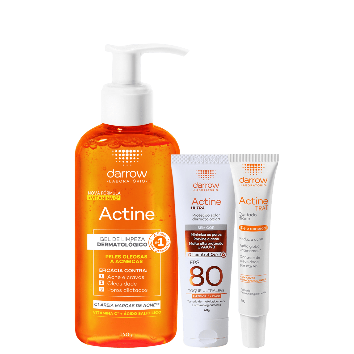 Kit Darrow Actine Ultra Trio 3 Produtos