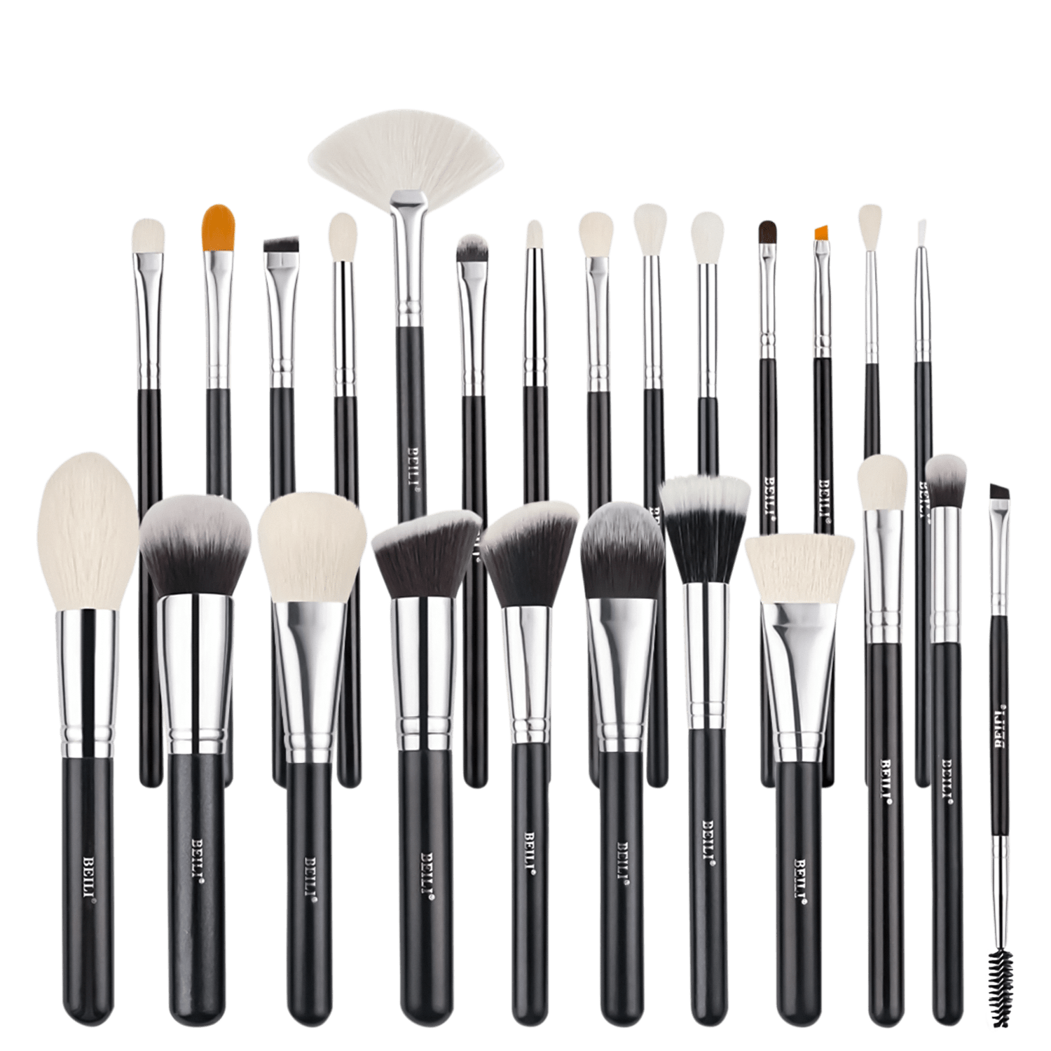 Kit Pincel BEILI Luxury Black 25 Unidades
