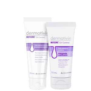 Kit Dermotivin Benzac Higienização e Hidratação 2 Produtos Kit Dermotivin Benzac Higienização e Hidratação 2 Produtos