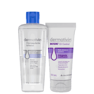 Kit Dermotivin Benzac Matificante Makeup Remover 2 Produtos Kit Dermotivin Benzac Matificante Makeup Remover 2 Produtos