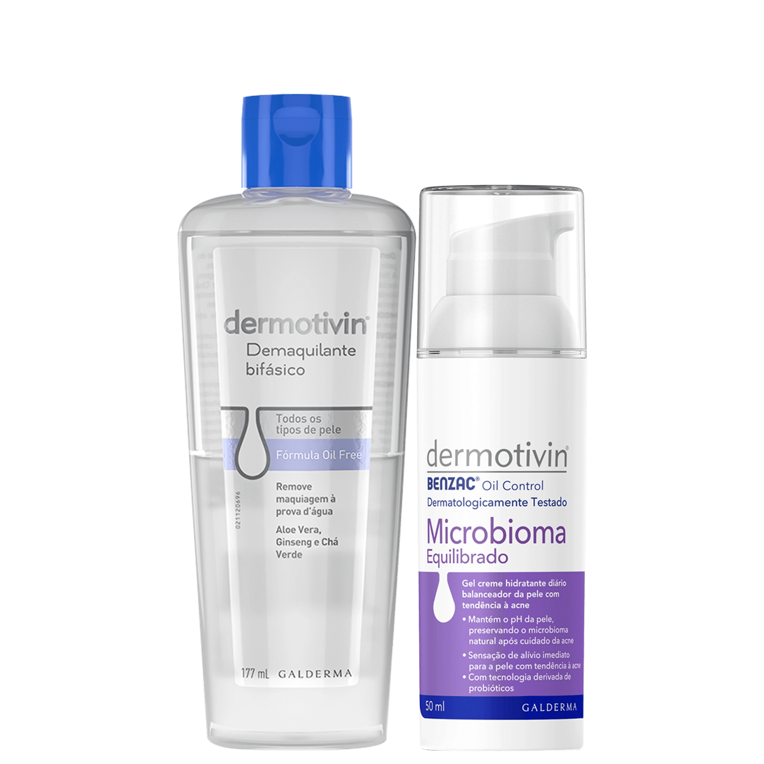 Kit Dermotivin Benzac Microbioma Makeup Remover 2 Produtos