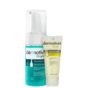 Kit Dermotivin Esfoliação e Sabonete em Espuma Pele Mista 2 Produtos Kit Dermotivin Esfoliação e Sabonete em Espuma Pele Mista 2 Produtos