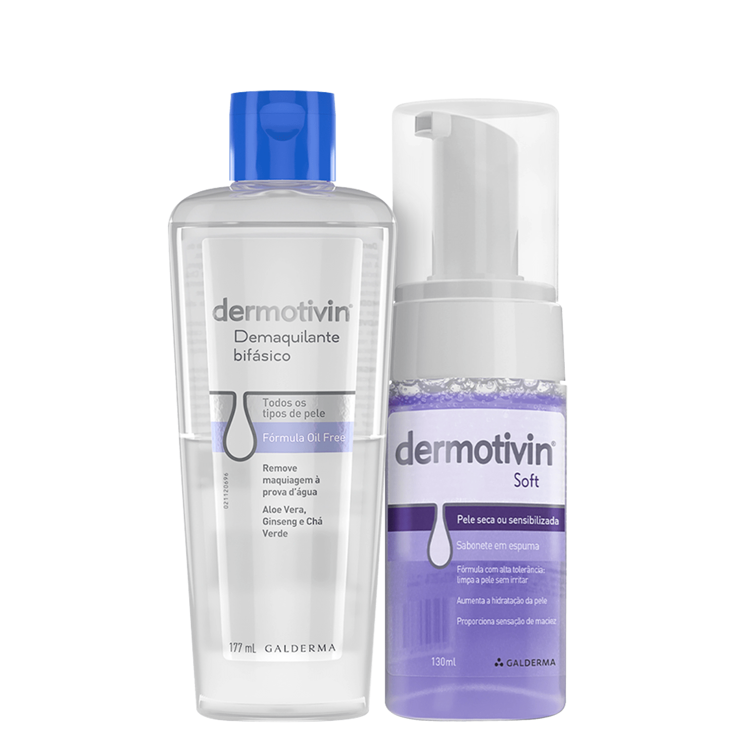 Kit Dermotivin Soft Espuma Makeup Remover 2 Produtos